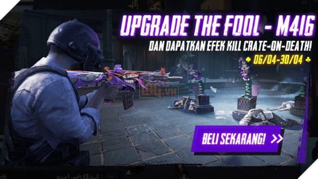 PUBG Mobile: Sự kiện nhận skin Fool M416 và nâng cấp skin cực đẹp  3