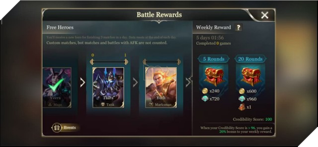 Liên Quân Mobile: Tencent công bố cách nhận FREE gần 30 tướng, gồm cả tướng DC từ 16/4 - Ảnh 3.