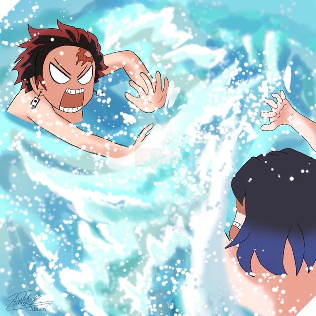 Cười không nhặt được mồm với bộ fan-art Kimetsu no Yaiba cực hài hước được vẽ bởi chính tay fan Việt 16