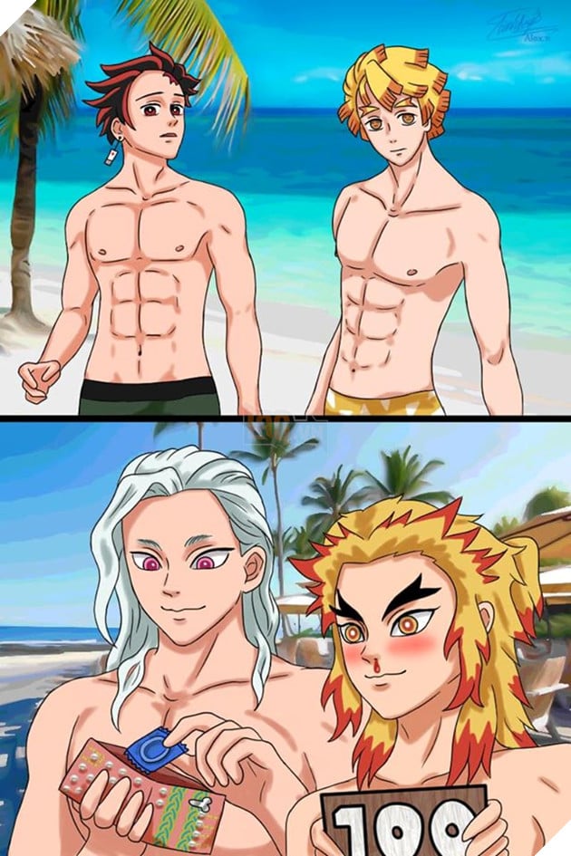 Cười không nhặt được mồm với bộ fan-art Kimetsu no Yaiba cực hài hước được vẽ bởi chính tay fan Việt 18