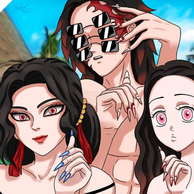 Cười không nhặt được mồm với bộ fan-art Kimetsu no Yaiba cực hài hước được vẽ bởi chính tay fan Việt 22