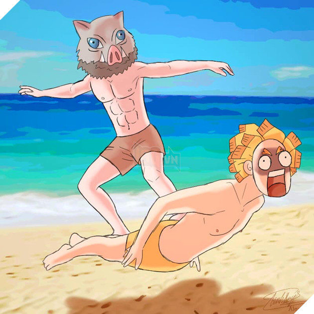 Cười không nhặt được mồm với bộ fan-art Kimetsu no Yaiba cực hài hước được vẽ bởi chính tay fan Việt 30