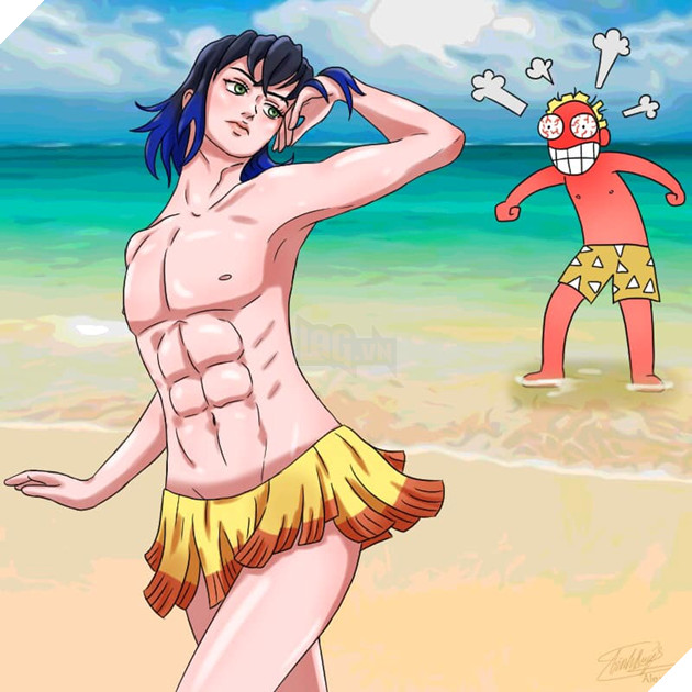 Cười không nhặt được mồm với bộ fan-art Kimetsu no Yaiba cực hài hước được vẽ bởi chính tay fan Việt 31