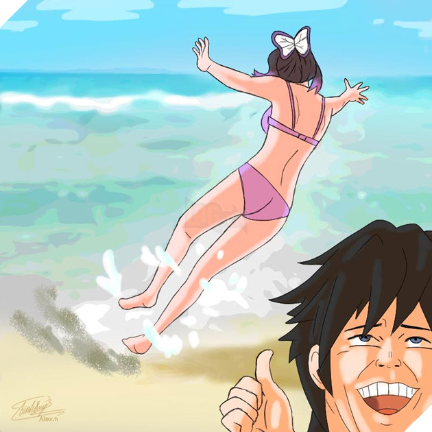 Cười không nhặt được mồm với bộ fan-art Kimetsu no Yaiba cực hài hước được vẽ bởi chính tay fan Việt 35