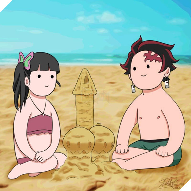 Cười không nhặt được mồm với bộ fan-art Kimetsu no Yaiba cực hài hước được vẽ bởi chính tay fan Việt 41