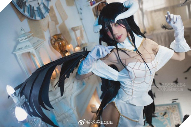 Lặng người khi ngắm thân hình nóng bỏng và thần thái ngút ngàn của quỷ nữ Albedo trong Overlord - Ảnh 8.