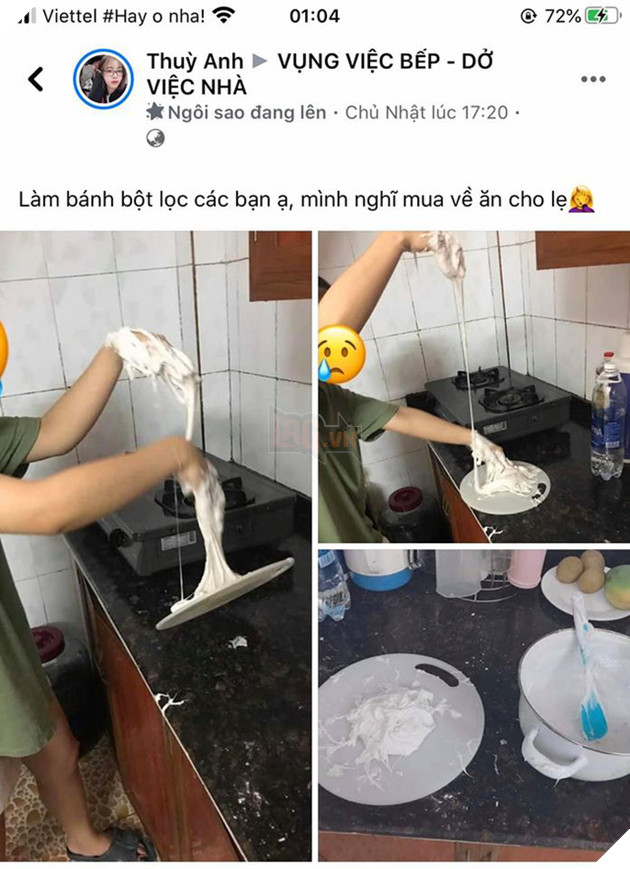 Loạt ảnh đồ ăn dở khóc dở cười của cư dân mạng Việt trong những ngày cách ly - Ảnh 2.