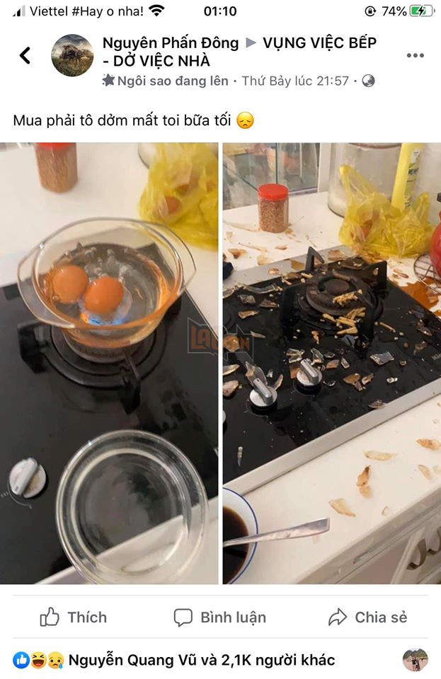 Loạt ảnh đồ ăn dở khóc dở cười của cư dân mạng Việt trong những ngày cách ly - Ảnh 14.