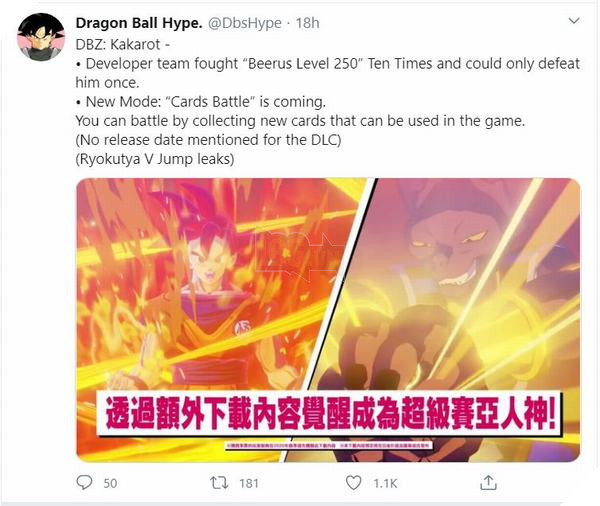 Dragon Ball Z: Kakarot giới thiệu chế độ chơi mới thông qua DLC