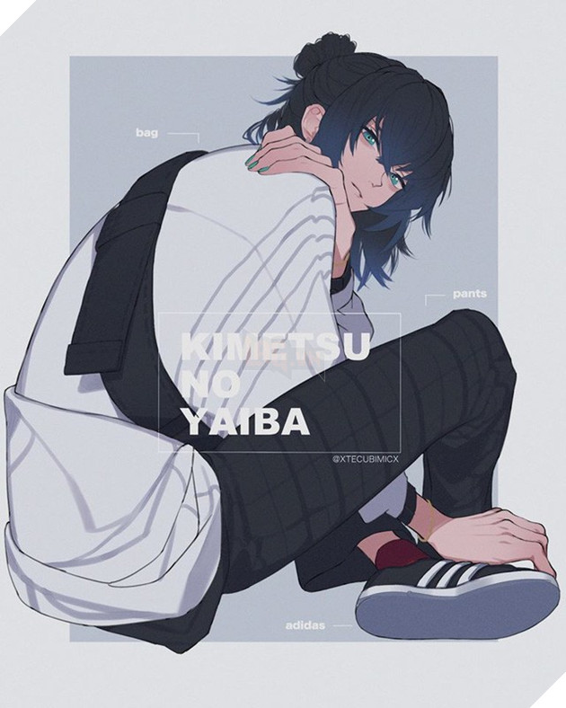 Lạ lẫm khi ngắm dàn nhân vật Kimetsu no Yaiba bất ngờ ăn mặc theo phong cách trẻ trung sành điệu - Ảnh 5.