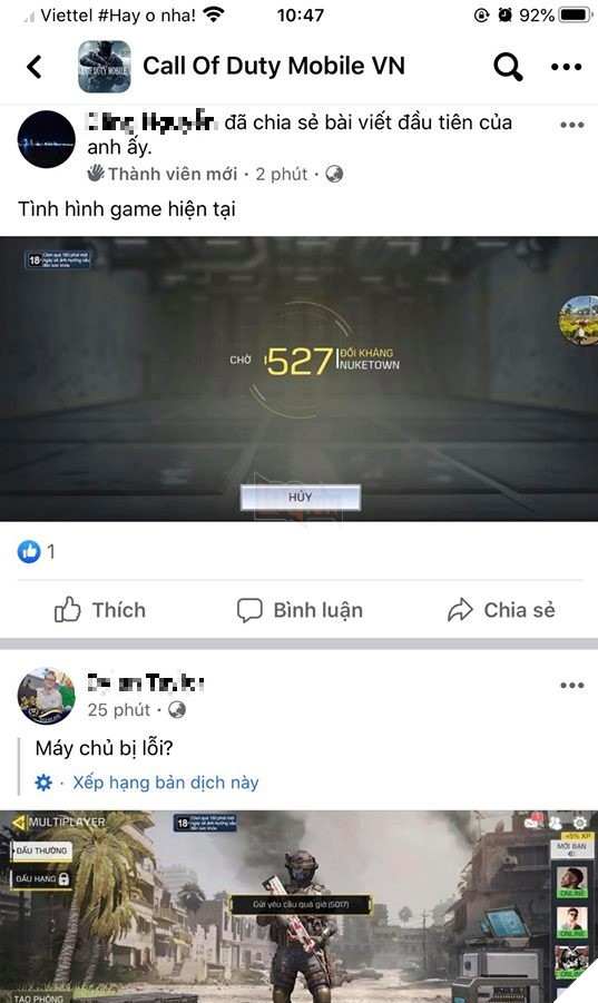 Call of Duty Mobile VN vừa ra mắt đã gặp nhiều lỗi ảnh hưởng đến trải nghiệm của game thủ 5