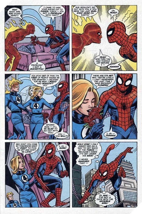 Bạn có biết: Spider-Man thực tế đã từng hẹn hò với cả Invisible Woman 2