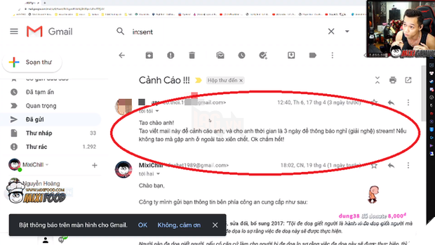 Nóng: Bị dọa chém nếu không giải nghệ streamer, Độ Mixi có pha xử lý đi vào lòng người, chuẩn từng centimet ! - Ảnh 1.
