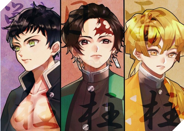 Ngắm loạt fan art bộ 3 soái ca Zen-Tan-Ino trong Kimetsu no Yaiba mà muốn rụng trứng - Ảnh 13.