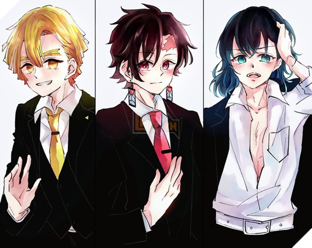 Ngắm loạt fan art bộ 3 soái ca Zen-Tan-Ino trong Kimetsu no Yaiba mà muốn rụng trứng - Ảnh 6.
