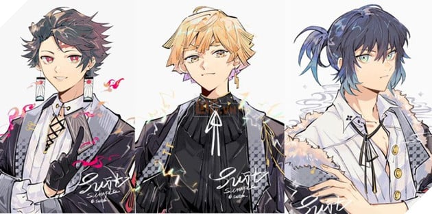 Ngắm loạt fan art bộ 3 soái ca Zen-Tan-Ino trong Kimetsu no Yaiba mà muốn rụng trứng - Ảnh 7.