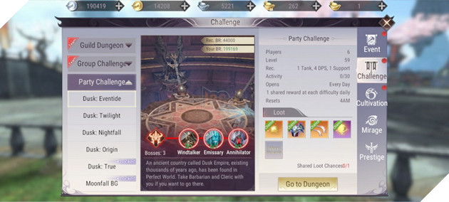 Perfect World VNG: Hướng dẫn cách lấy Vũ Khí Hoàng Kim cấp 69 cho tất cả hệ phái 17