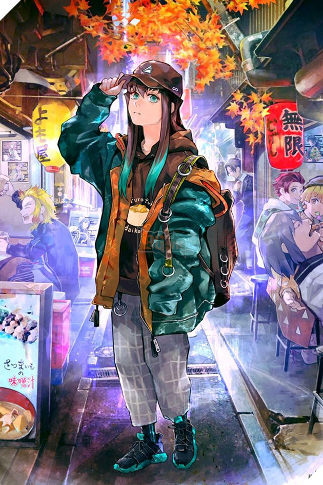 Kimetsu no Yaiba: Dàn Thợ Săn Quỷ xuyên không đến thế giới hiện đại qua loạt fan art cực chất - Ảnh 12.