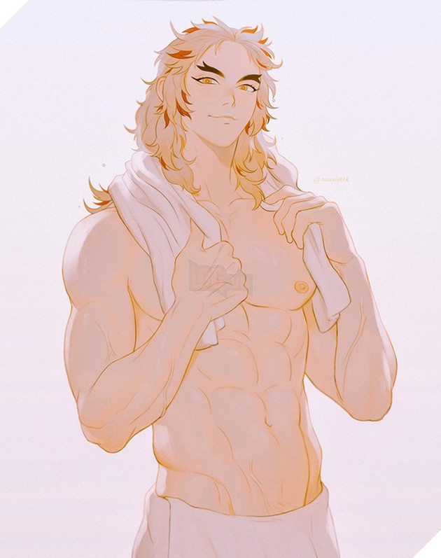 Kimetsu no Yaiba: Viêm trụ Rengoku vừa lạnh lùng điển trai, vừa đáng yêu hết nấc qua loạt fan art đẹp mắt - Ảnh 4.