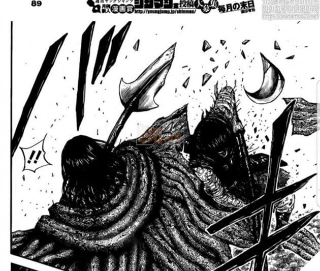 Kingdom chap 627: Bàng Noãn bị Tín chém chết? - ảnh 1