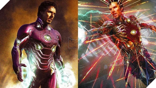 Avengers: Infinity War: Fan phấn khích trước loạt ảnh hậu trường Doctor Strange mặc giáp Iron Man 3