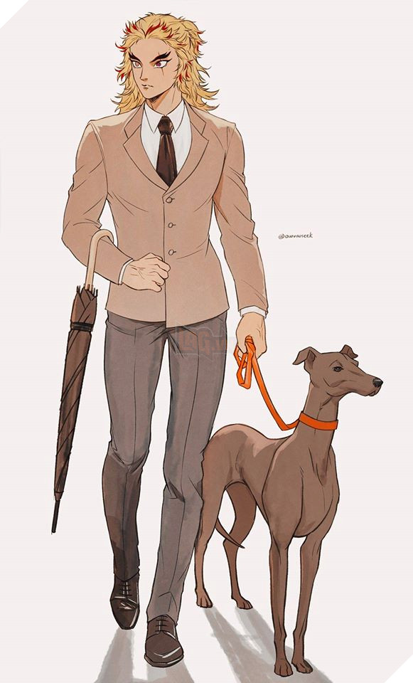 Kimetsu no Yaiba: Viêm trụ Rengoku vừa lạnh lùng điển trai, vừa đáng yêu hết nấc qua loạt fan art đẹp mắt - Ảnh 1.