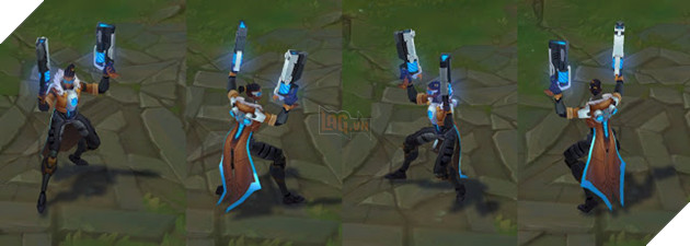 Vừa ra mắt bộ skin mới, Riot Games lại bị game thủ chê vì sử dụng lại skin cũ và tô màu làm giá 3