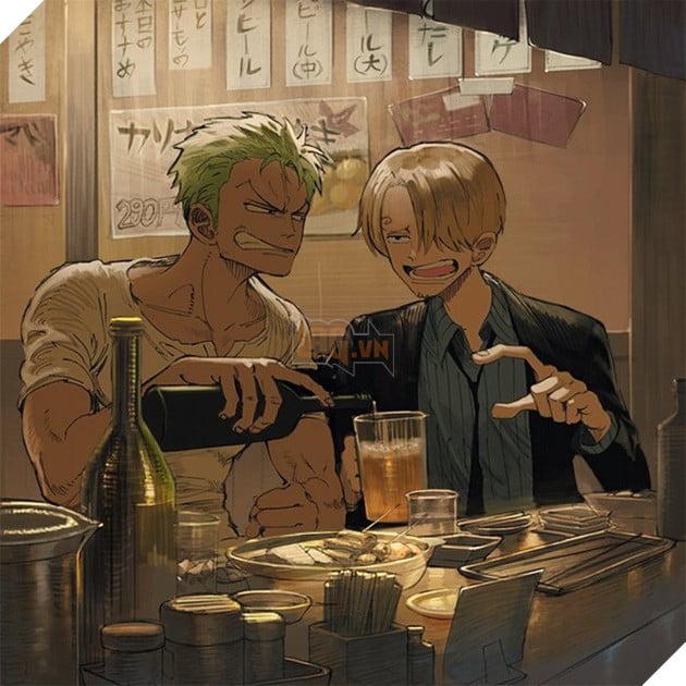 One Piece: Loạt fan art chứng minh Zoro và Sanji như 2 miếng ghép để bù lấp khuyết điểm cho nhau - Ảnh 4.
