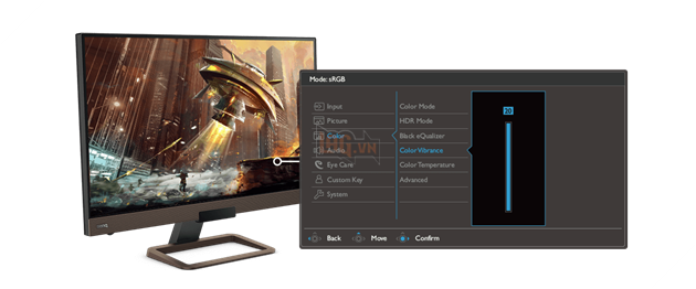 Công nghệ Color Vibrance hỗ trợ gì cho việc trải nghiệm game, đặc biệt là game FPS? 2