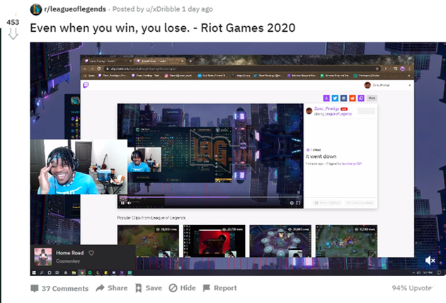 Thắng vẫn bị trừ điểm rank, cộng đồng lại được dịp chế nhạo Riot Games - Hệ thống hay lắm Rito - Ảnh 2.