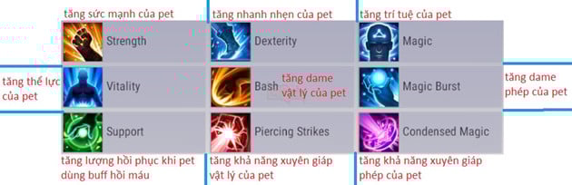 Skill Pet perfect World VNG