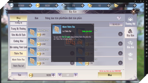 Tăng lực chiến với Quân hàm và Thiên thư trong Perfect World VNG