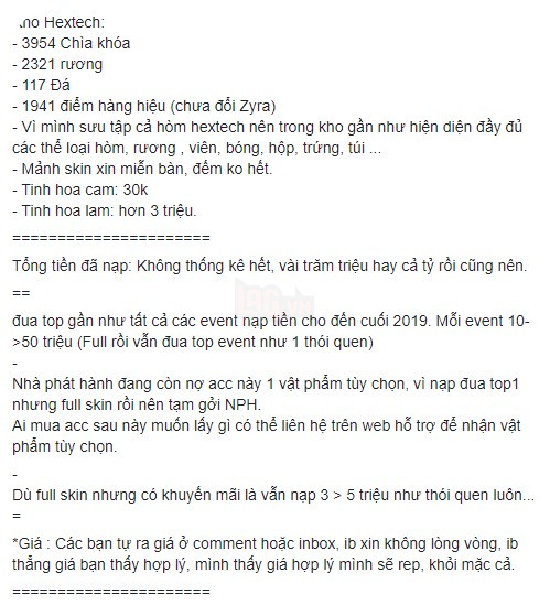 Chủ tài khoản LMHT khủng nhất Việt Nam tuyên bố nghỉ game, lý do chỉ vì cái tên ingame 3