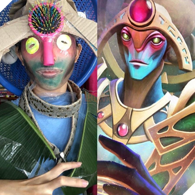 Cộng đồng Reddit xôn xao về bộ cosplay Dota 2 cây nhà lá vườn đậm chất Việt Nam của game thủ Việt