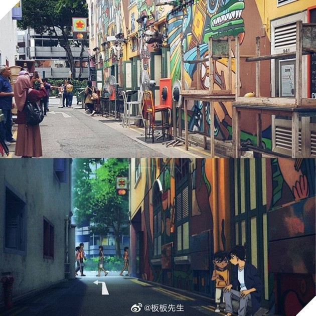 Conan: So sánh ảnh thực tế với hình vẽ trong anime mới thấy họa sĩ Nhật Bản đỉnh như thế nào - Ảnh 9.