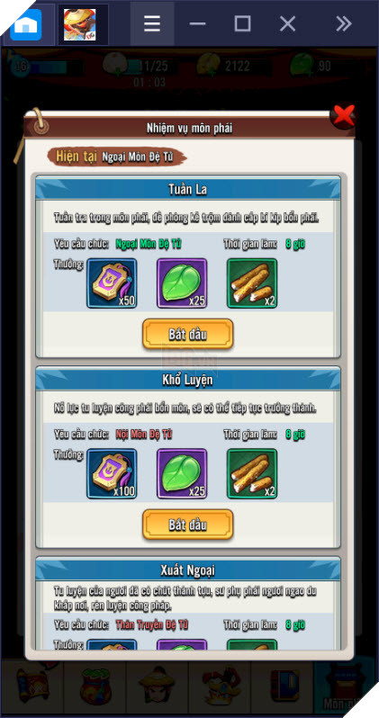 Tìm hiểu hệ thống môn phái trong Đại Hiệp Piu Piu Piu