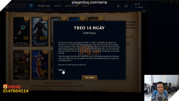LMHT: Feed tới 16 mạng 1 game, ông trùm kiểm soát Sena bị khóa tài khoản ngay khi đang stream giữa chừng - Ảnh 3.