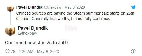 Rò rỉ thời gian Summer Sale 2020, sự kiện giảm giá game lớn nhất trong năm của Steam  2