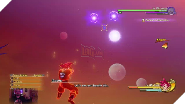 Dragon Ball Z: Kakarot - Hướng dẫn vượt qua Thần Hủy Diệt Beerus 4