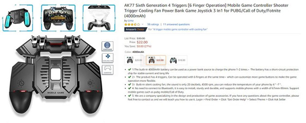 Tổng hợp 5 bộ điều khiển chiến game mobile: PUBG Mobile và Call of Duty Mobile 3