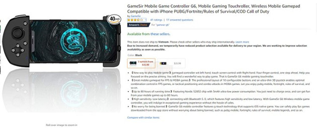 Tổng hợp 5 bộ điều khiển chiến game mobile: PUBG Mobile và Call of Duty Mobile 5