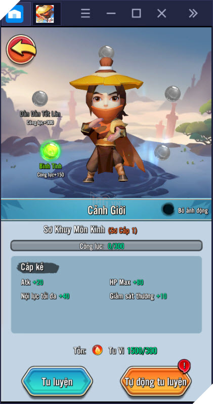 Hướng dẫn nâng cấp trang bị khi chơi Đại Hiệp Piu Piu Piu