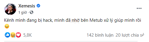 Xemesis bất ngờ đăng tải việc mình bị hack kênh Youtube, cộng đồng mạng bất ngờ: Tưởng anh bán kênh rồi - Ảnh 3.