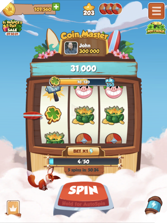 Coin Master - Tựa game quay thưởng để phá nhà bạn bè cực kì hấp dẫn 2