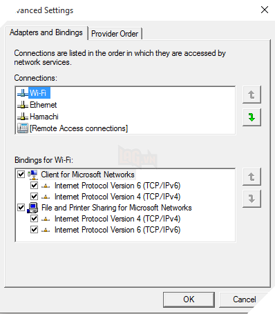 Hướng dẫn: Cách cài đặt laptop ưu tiên kết nối mạng có dây 3