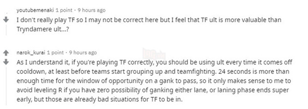 Tưởng troll mà thật, một onechamp Twisted Fate cho rằng Thần Bài chỉ cần 1 điểm chiêu cuối là đủ - Ảnh 6.