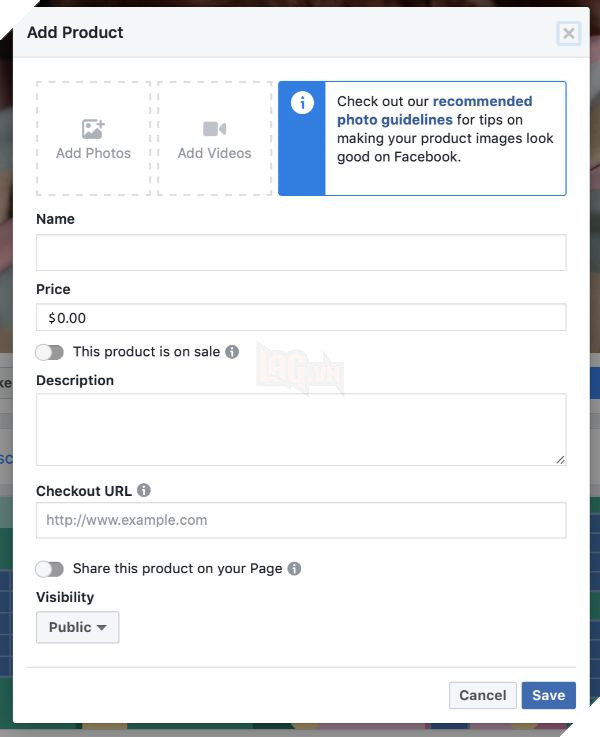 Hướng dẫn: Cách tạo fanpage và thêm sản phẩm vào Cửa hàng 9