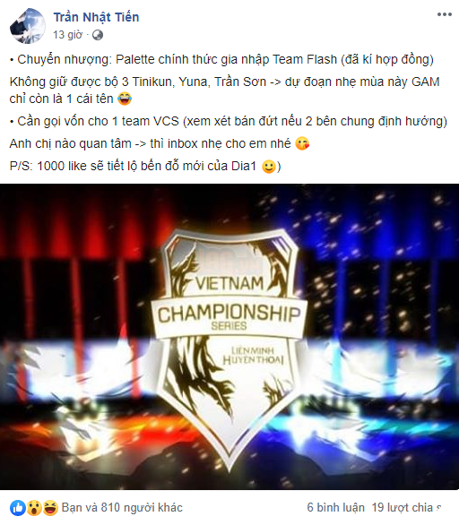 LMHT: Palette chính thức rời khỏi GAM Esports, liệu Dia1 có nối bước hay không? 3