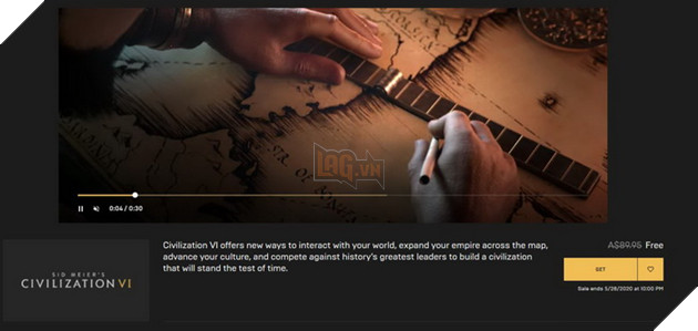 Sau GTA V, Epic Games lại tặng free siêu phẩm PSA: Civilisation VI - Nhận ngay kẻo lỡ 3