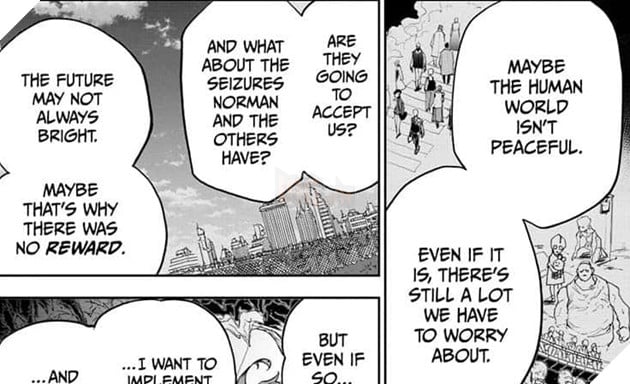 Dự đoán spoiler The Promised Neverland chap 179: Biến cố ở thế giới loài người 3